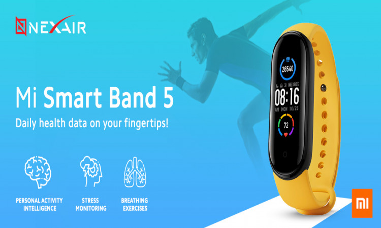 Lead a smart life with Mi 5 smart band