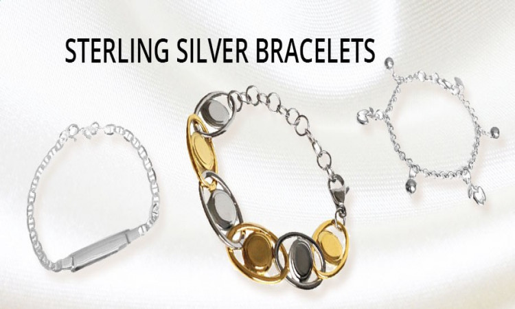 There are various types of Sterling Silver bracelets available.