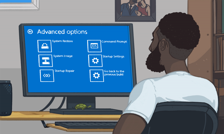 Access Advanced Startup Options in Windows 10 or 8