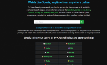 Top 10  Stream2Watch and it’s alternative to Watch Online Sports