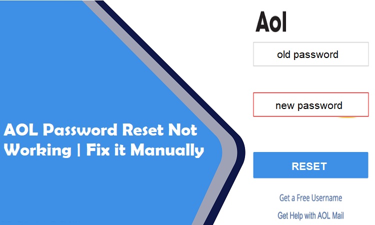 What to Do if AOL Password Reset Not Working? Fix it Manually