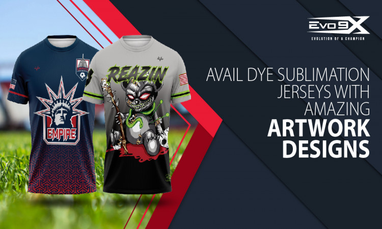 Avail Dye Sublimation Jerseys with Amazing Artwork Designs