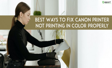 How Do I Fix Canon Printer Not Printing Color Issue?