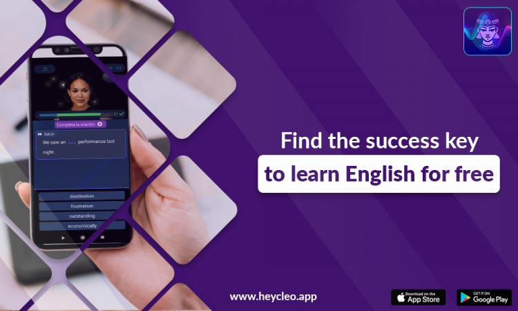 Find the success key to learn English for free