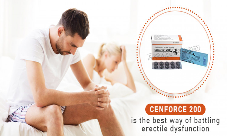 Cenforce 200 is the best way of battling erectile dysfunction